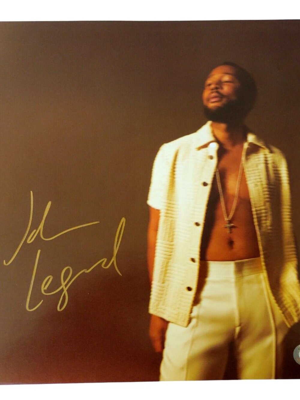 John Legend Signed Legend Act I & II Album Flat Vinyl LP Beckett BAS COA